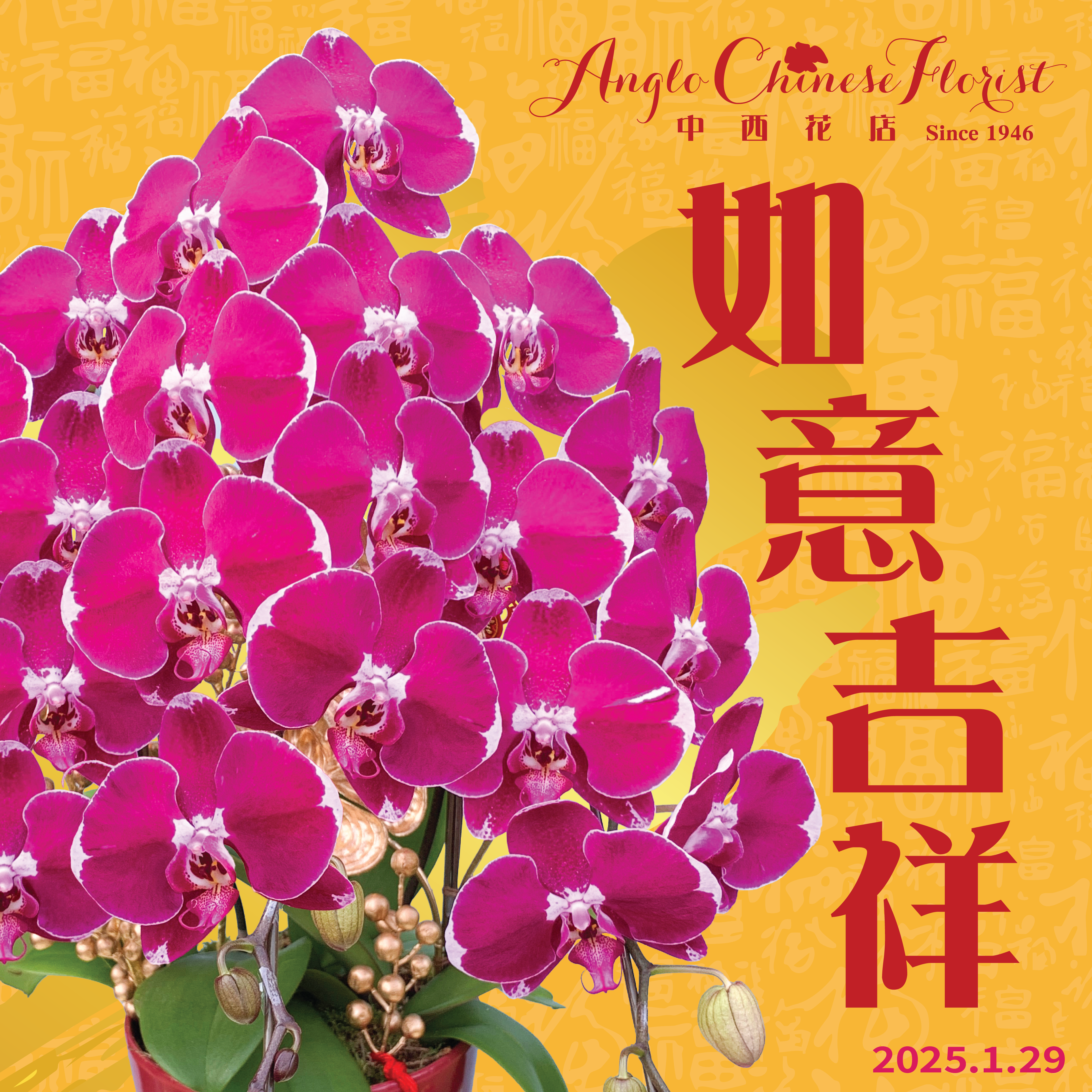 中西花店2025新年目錄